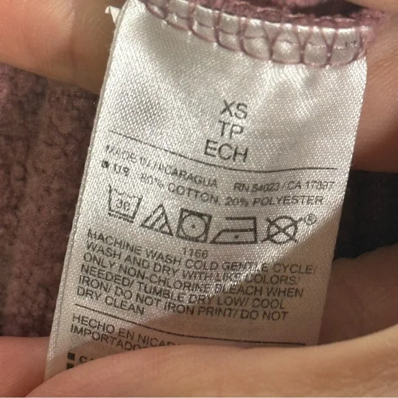 Old Navy High Waisted Sweatpants Cuffed Light Purple Size XS Cotton Soft - Picture 8 of 8